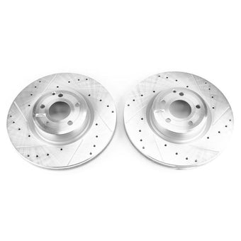 compare product Power Stop 15-16 Mercedes-Benz SL400 Front Evolution Drilled & Slotted Rotors - Pair