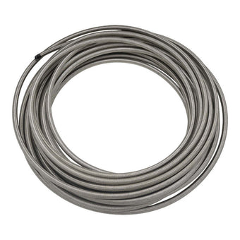 compare product DeatschWerks 10AN Stainless Steel Double Braided CPE Hose - 50ft