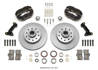 compare product Wilwood Forged Dynalite Front Kit 11.03in 1 PC Rotor&Hub 74-80 Pinto/Mustang II Disc Spindle only