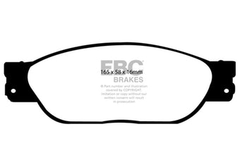 compare product EBC 03-06 Jaguar XJ8 4.2 VP Yellowstuff Front Brake Pads