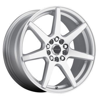 compare product Raceline 131S Evo 17x7.5in / 5x112/5x120 BP / 20mm Offset / 74.1mm Bore - Silver & Machined Wheel
