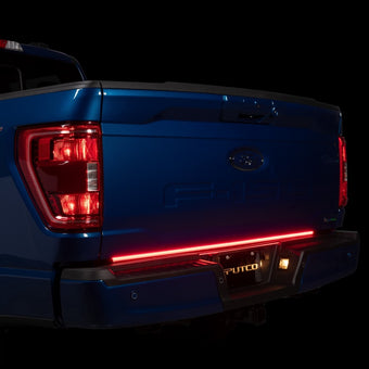 compare product Putco 2024+ Ford F150 w/Factory Halogen Tail Light 60in Blade Tailgate Light Bar Plug-N-Play