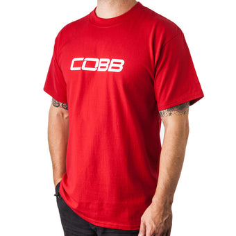 compare product Cobb Tuning Logo Mens T-Shirt (Red) - Small