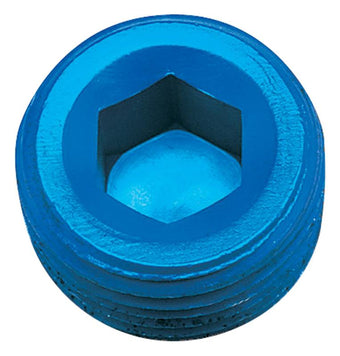 compare product Russell Performance 3/4in Allen Socket Pipe Plug (Blue)