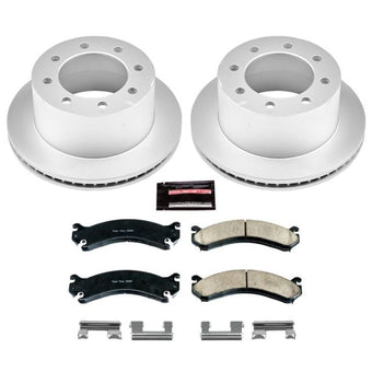 compare product Power Stop 01-06 Chevrolet Silverado 3500 Rear Z17 Evolution Geomet Coated Brake Kit