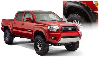 compare product Bushwacker 12-15 Toyota Tacoma Fleetside Pocket Style Flares 4pc 73.5in Bed - Black