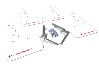 compare product Rally Armor 17-22 Honda Civic Type R White UR Mud Flap w/Red Logo