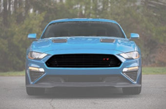 compare product Roush 2018+ Ford Mustang Black Upper Grille Kit