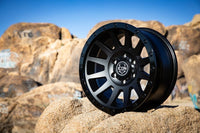 ICON Compression 17x8.5 5x5 - 6mm Offset 4.5in BS 71.5mm Bore Double Black Wheel - My Store