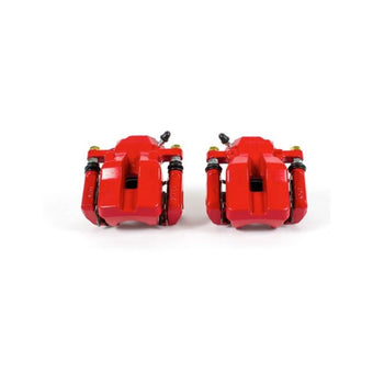 compare product Power Stop 06-12 Toyota RAV4 Rear Red Calipers w/Brackets - Pair