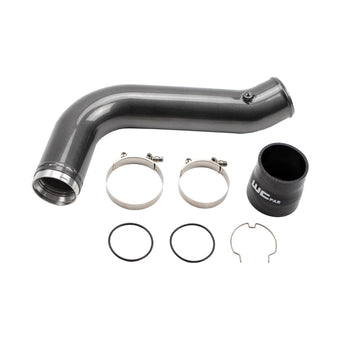 compare product Wehrli 17-19 Chevrolet 6.6L L5P Duramax Passenger Side 3.5in Intercooler Pipe - WCFab Grey