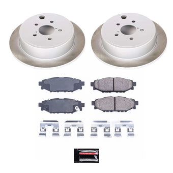 compare product Power Stop 10-14 Subaru Outback Rear Semi-Coated Rotor Kit
