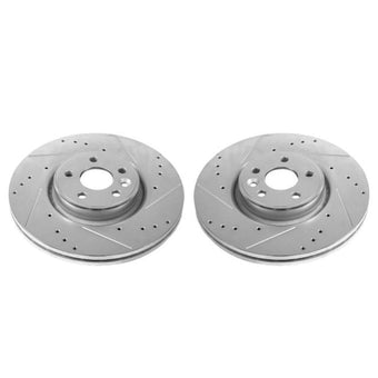 compare product Power Stop 12-18 Volvo S60 Front Evolution Drilled & Slotted Rotors - Pair