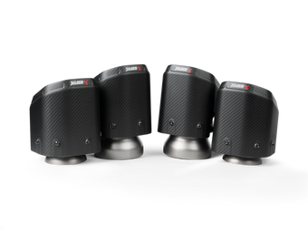 compare product Akrapovic 2024+ BMW M5 (G90,G99) Hexagonal Carbon Fiber Tail Pipe Set