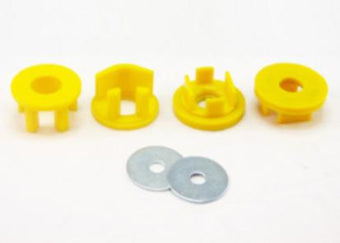 compare product Whiteline 08+ Subaru WRX Hatch / 08-09 Subaru STi Rear Diff Mount Inserts positive power kit