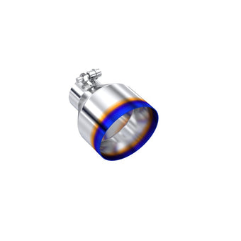 compare product MBRP Univ. T304 Stainless Steel Burnt End Tip 2.5in ID / 5in OD / 6.5in Length Angle Cut Single Wall