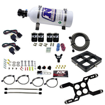 compare product Nitrous Express Dominator Dual Stage Billet Crossbar Nitrous Kit (50-300 & 100-500HP) w/5lb Bottle