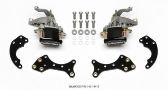 compare product Wilwood P/S Retrofit Kit w/MC4 P-Brake Forged Dynalite Pro Street 12.19in Rear Kits