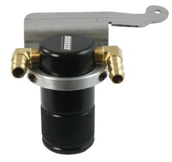 compare product Moroso 11-14 Ford Mustang V6 Air/Oil Separator Catch Can - Small Body - Billet Aluminum - Black