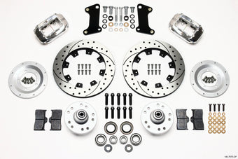 compare product Wilwood Forged Dynalite Front Kit 12.19in Drilled Polished 67-69 Camaro 64-72 Nova Chevelle