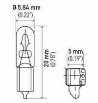 Hella Bulb 2721 12V 12W W2X46D T15 (2) - My Store