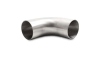 Vibrant 2.5in OD 4.13in Tangent Length T304 SS 90 Deg Mandrel Bend w/Extended Leg Length - My Store