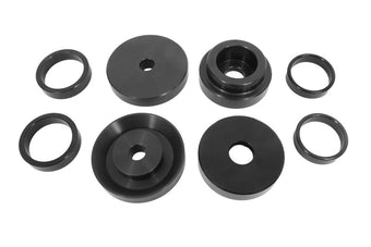compare product BMR 2008-2018 Challenger Rear Cradle Lockout Bushing Kit - Black Anodized