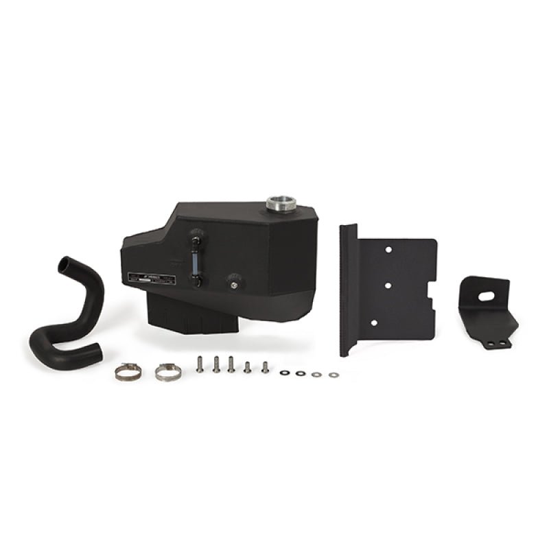 Mishimoto 08 - 10 Ford 6.4L Powerstroke Aluminum Degas Tank - Micro - Wrinkle Black - My Store
