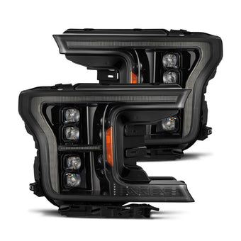 compare product AlphaRex 18-20 Ford F-150 NOVA LED Proj Headlight Alpha Blk (14th Gen G2 Style)