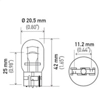 Hella Bulb 7443 12V 21/5W W3X16q T6.5 - My Store