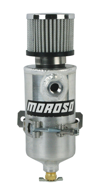 compare product Moroso Breather Tank/Catch Can - Two 3/8 NPT Female Fittings - Aluminum