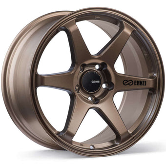 compare product Enkei T6R 17x8 40mm Offset 5x114.3 Bolt Pattern 72.6 Bore Matte Bronze Wheel