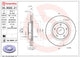 Brembo OE 13 - 19 Nissan Sentra UV Coated Brake Disc - Front - My Store