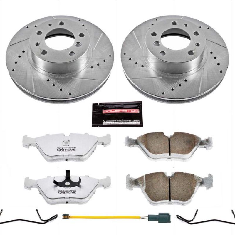 Power Stop 87 - 89 BMW 735i Front Z26 Street Warrior Brake Kit - My Store