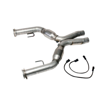 compare product BBK 05-10 Mustang 4.6 Short Mid X Pipe With Catalytic Converters 2-3/4 For BBK Long Tube Headers