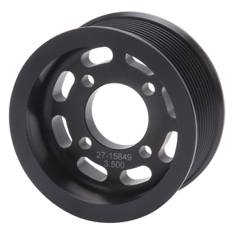 compare product Edelbrock Pulley Supercharger Enforcer 10 Rib 3 5In Black