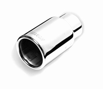 compare product Gibson Rolled Edge Straight-Cut Tip - 3.5in OD/2.5in Inlet/12in Length - Stainless