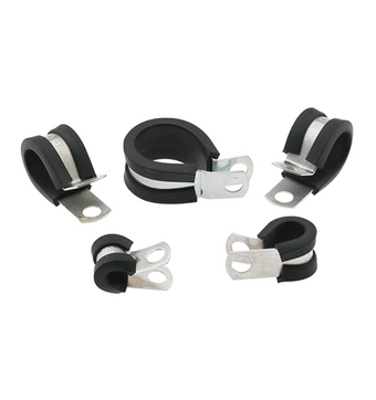 compare product Fragola 1/2in (.500in) Padded Line Clamps Bag of 10 Pcs.