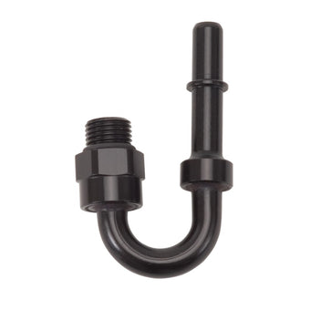 compare product Russell Performance Adapter Fitting 3/8in SAE Quick Disconnect 180 DEG - Blk