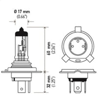 Hella Halogen H4 12V 60/55W Bulb - My Store
