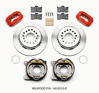 Wilwood Forged Dynalite P/S Park Brake Kit Red 12 Bolt 2.75in offset Staggered Shock - My Store