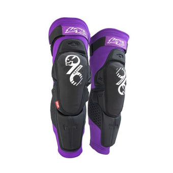 compare product EVS Slayco96 Knee Guard Pair Purple/Black - Small/Medium