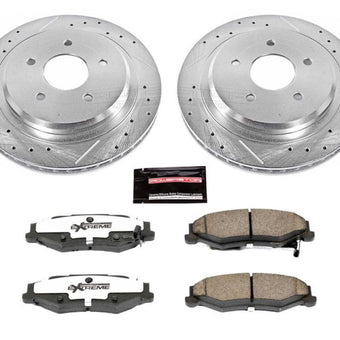 compare product Power Stop 04-09 Cadillac XLR Rear Z26 Street Warrior Brake Kit
