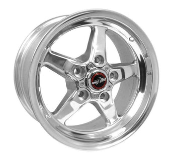 compare product Race Star 92 Drag Star 15x8.00 5x4.50bc 5.25bs Direct Drill Polished Wheel