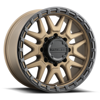 compare product Raceline 953BZ Krank 18x9in / 8x165.1 BP / 18mm Offset / 125.2mm Bore - Bronze Wheel