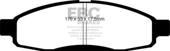 compare product EBC 05-06 Infiniti QX56 5.6 (Bosch) Extra Duty Front Brake Pads