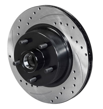 compare product Wilwood Rotor Front SRP Drilled & Slotted Black - 65-69 Ford Mustang 5x4.50BC 11.29in Dia