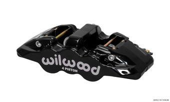 compare product Wilwood Caliper-Aero4 - Black 1.12/1.12in Pistons 1.10in Disc