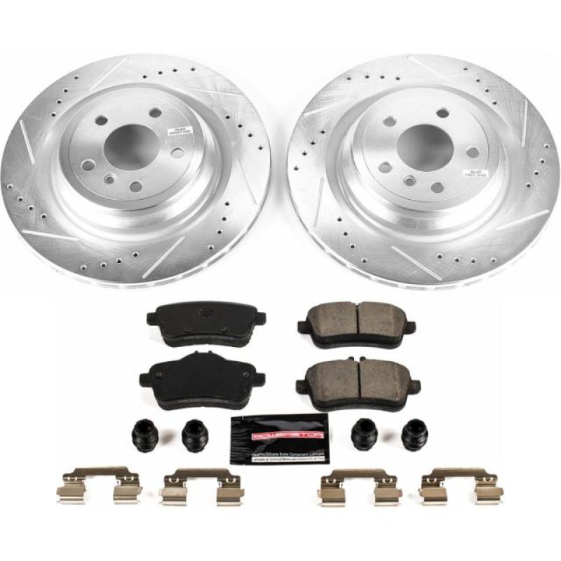 Power Stop 2016 Mercedes - Benz GLE300d Rear Z23 Evolution Sport Brake Kit - My Store