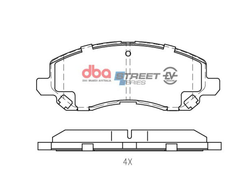 DBA 11 - 14 Chrysler 200 Front Street Series Brake Pads - My Store